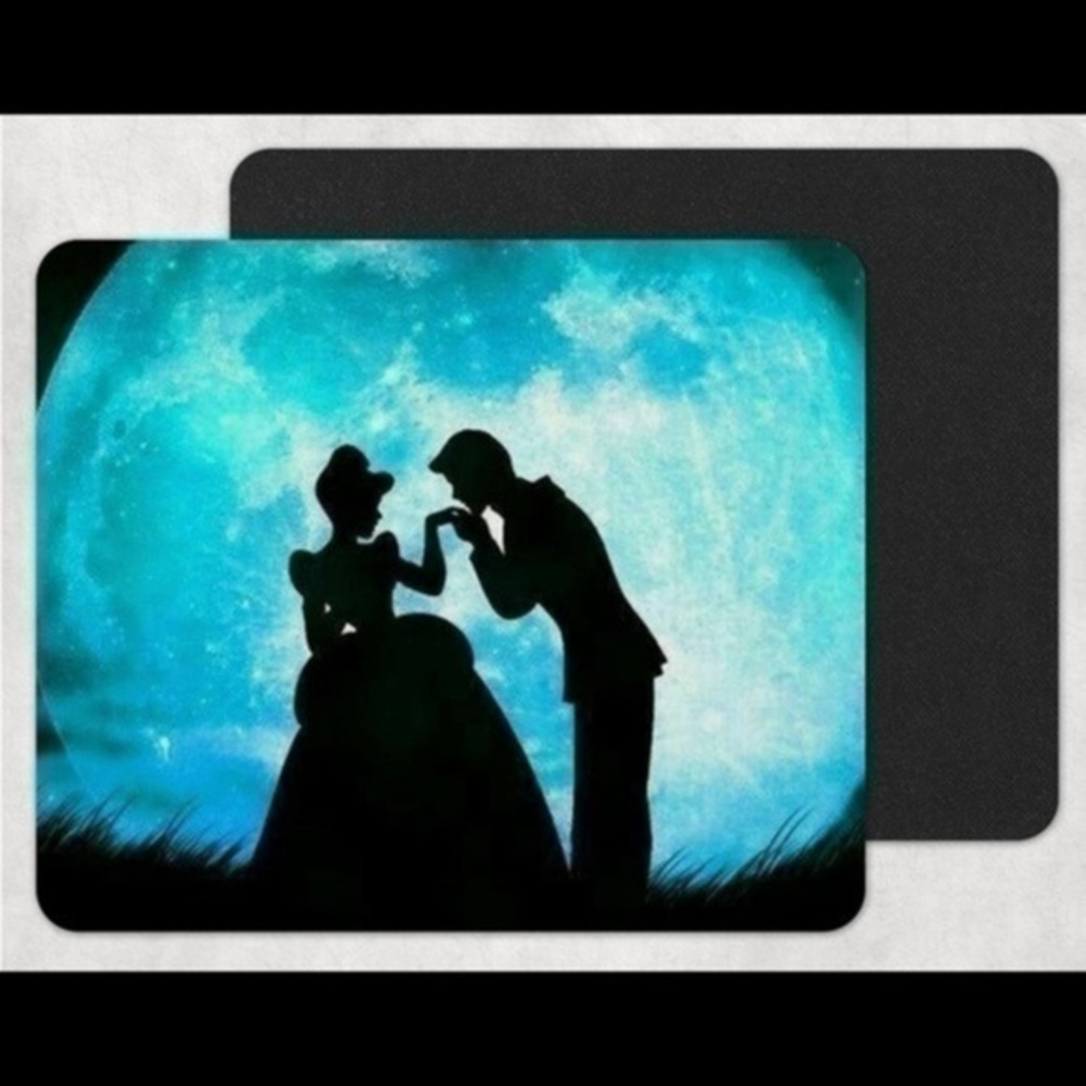 Cinderella Silhouette Mouse Pad